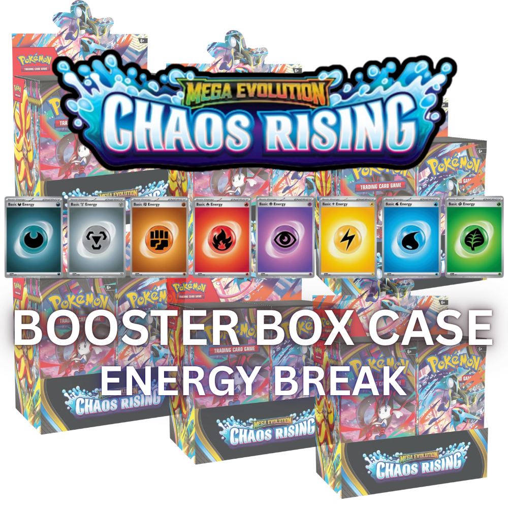 Chaos Rising Booster Box Case Energy Break - 1 Spot (OPENED LIVE)