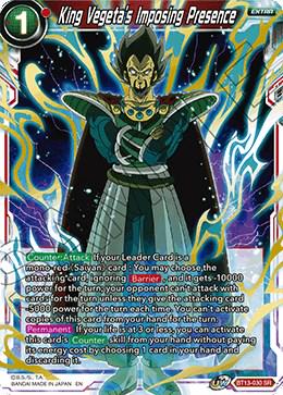 King Vegeta's Imposing Presence BT13-030