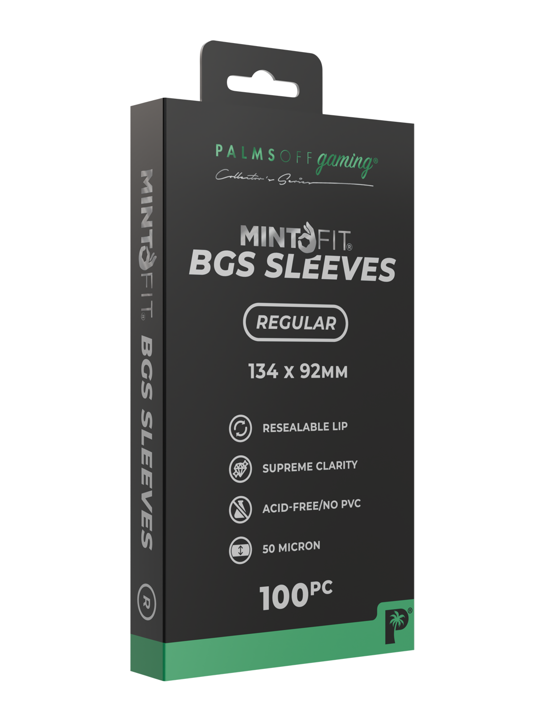 MintFit BGS Graded Card Sleeves - Regular 100pc | Palms Off Gaming