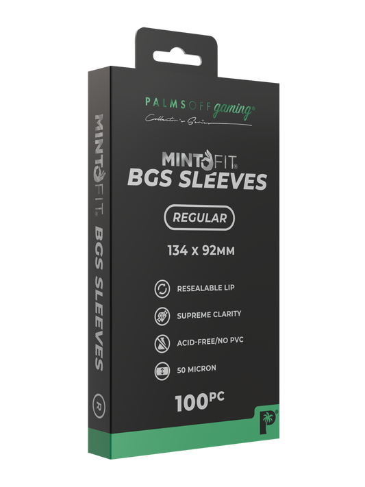 MintFit BGS Graded Card Sleeves - Regular 100pc | Palms Off Gaming
