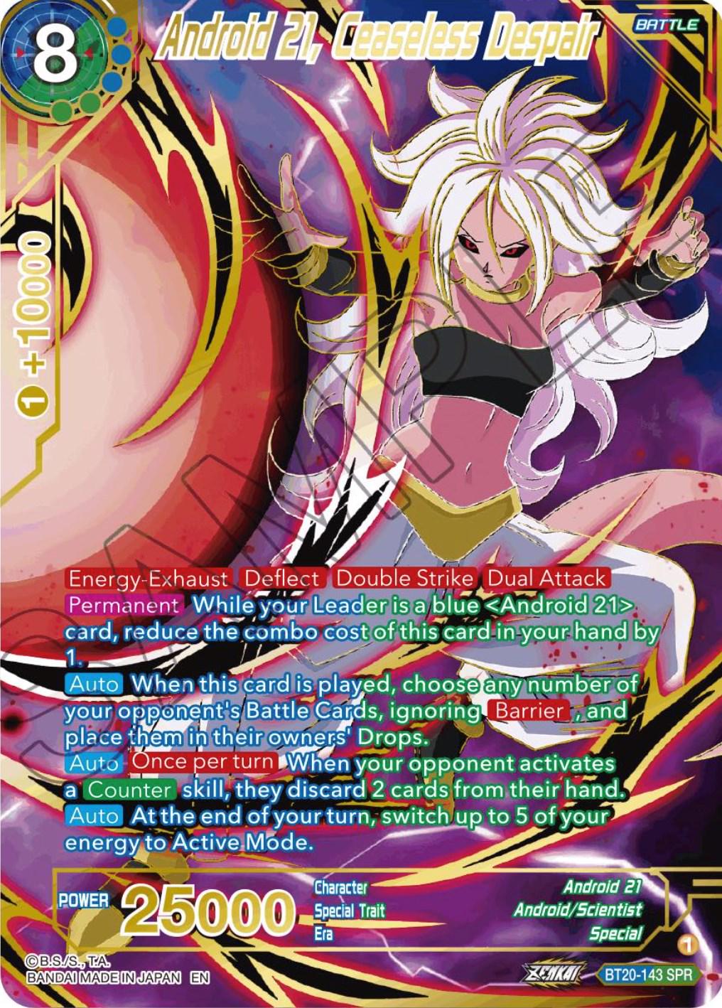 Android 21, Ceaseless Despair [SPR] BT20-143