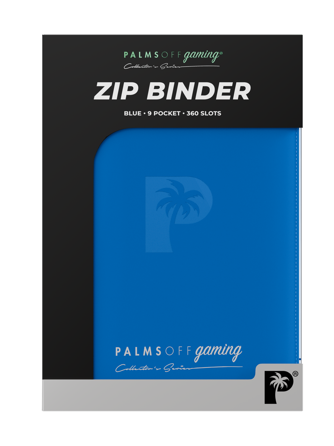 Collector’s Series 9 Pocket Zip Binder - Blue | Palms Off Gaming