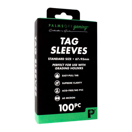 Tag Sleeves - 100pc | Palms Off Gaming