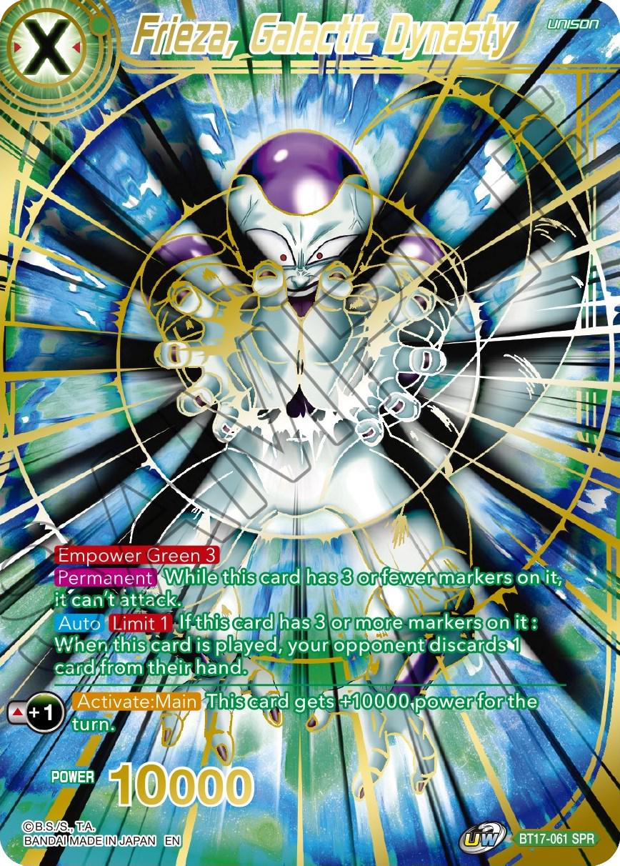 Frieza, Galactic Dynasty [SPR] BT17-061