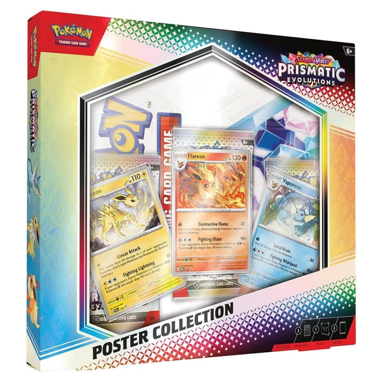 Prismatic Evolutions Poster Collection (OPENED LIVE)
