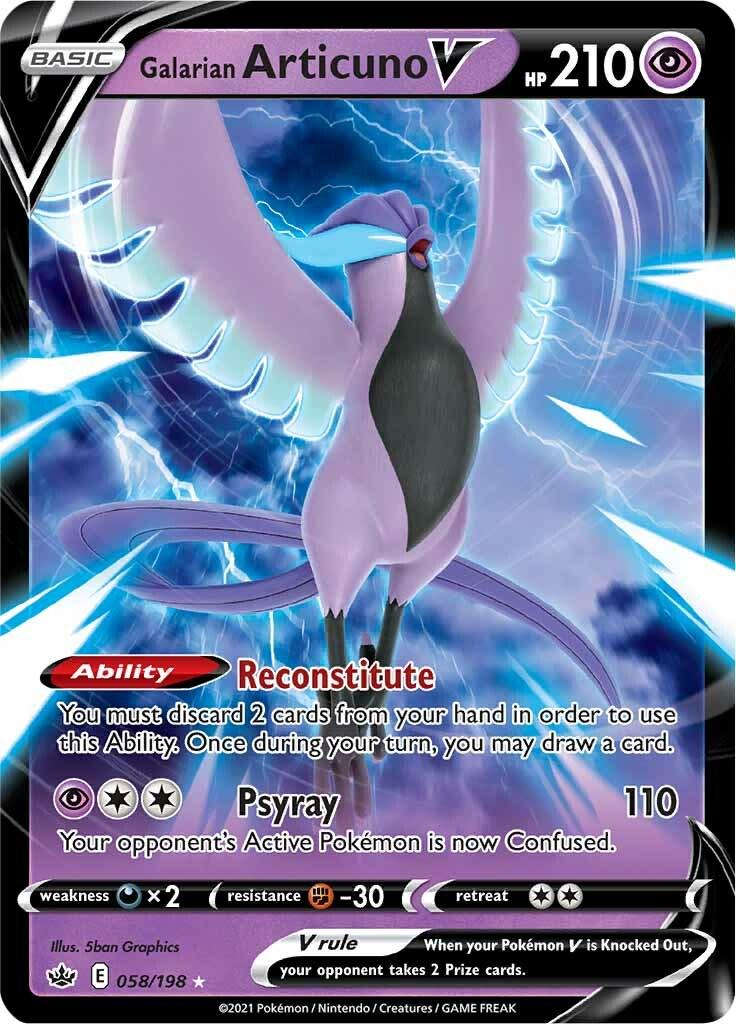 Galarian Articuno V 058/198