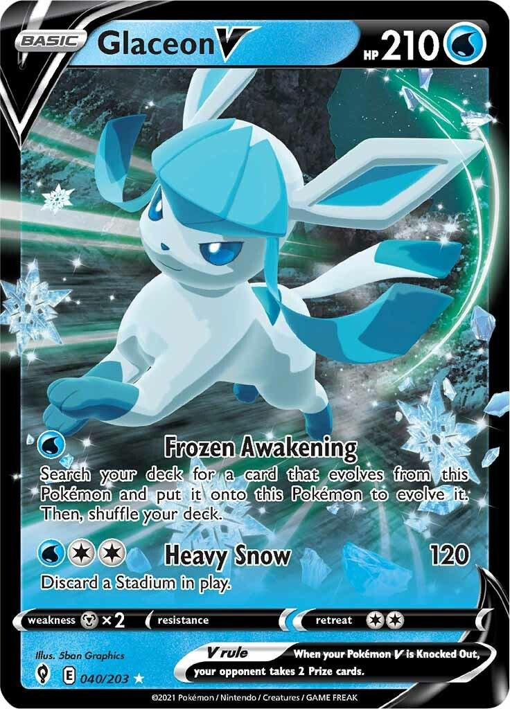 Glaceon V 040/203