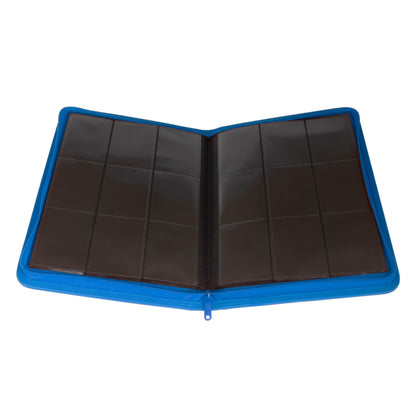 Collector’s Series 9 Pocket Zip Binder - Blue | Palms Off Gaming