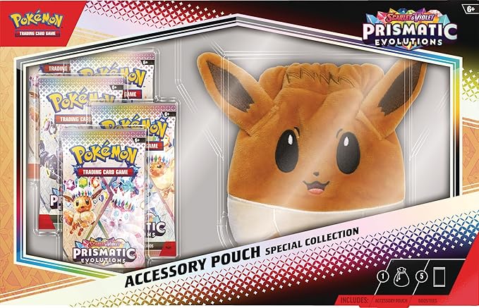 Pokemon TCG - Scarlet & Violet Prismatic Evolutions Accessory Pouch Special Collection