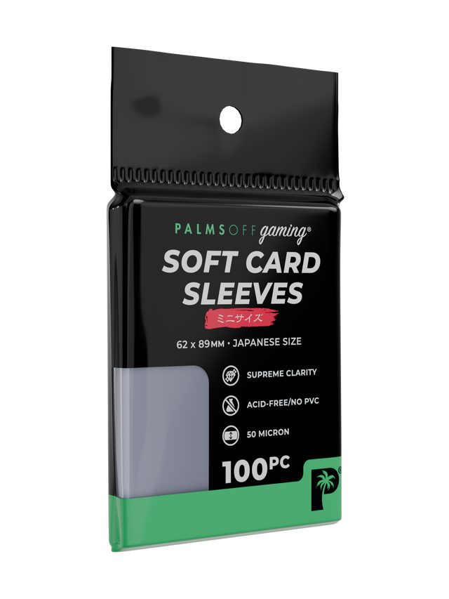 Soft Card Sleeves - Japanese Mini Size - 100pc