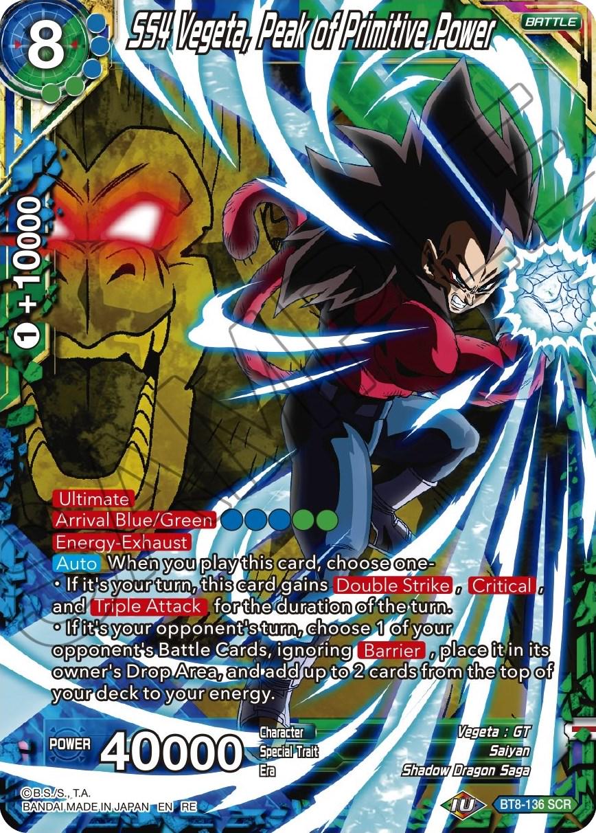 SS4 Vegeta, Peak of Primitive Power [SCR] BT8-136