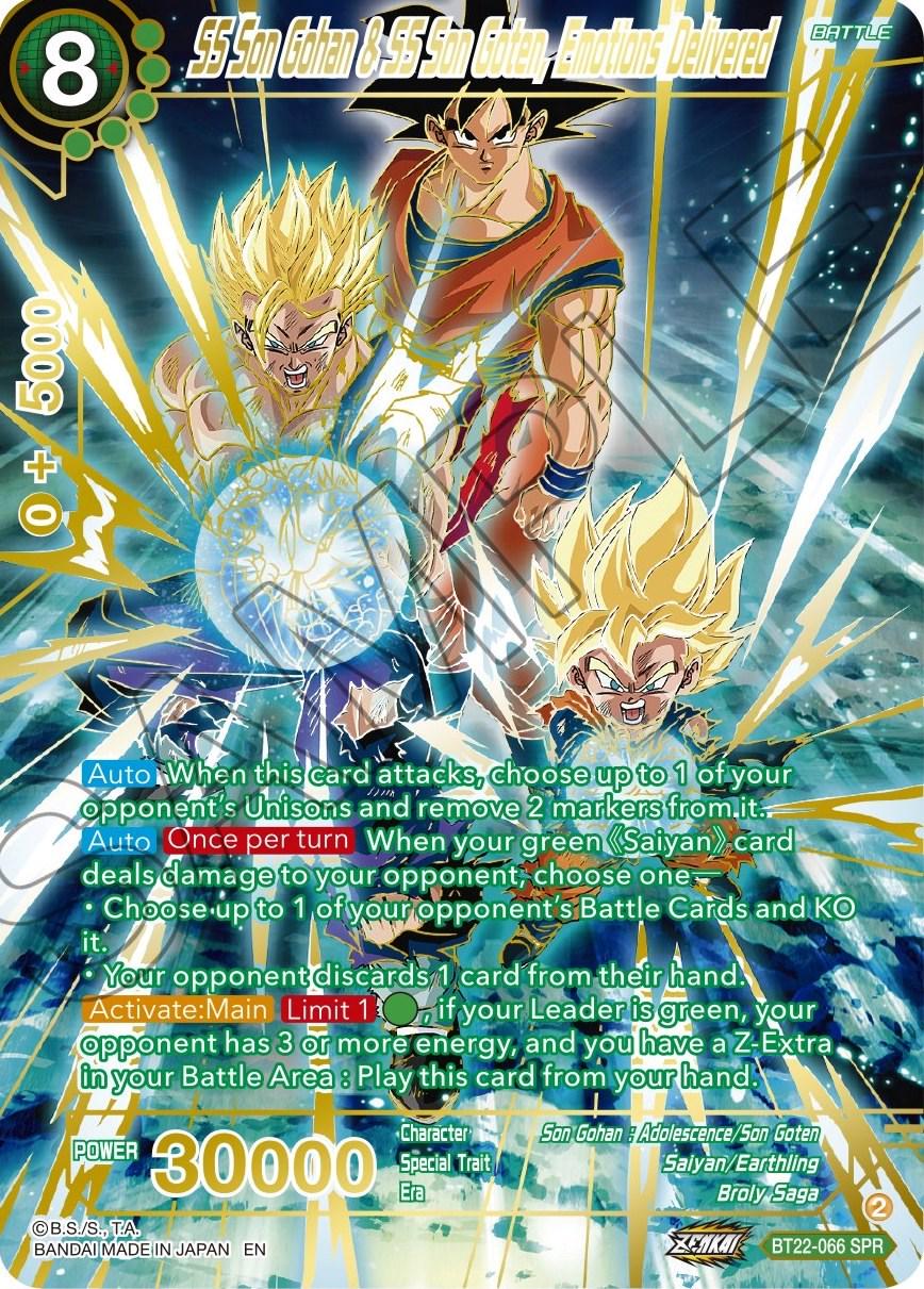 SS Son Gohan & SS Son Goten, Emotions Delivered [SPR] BT22-066