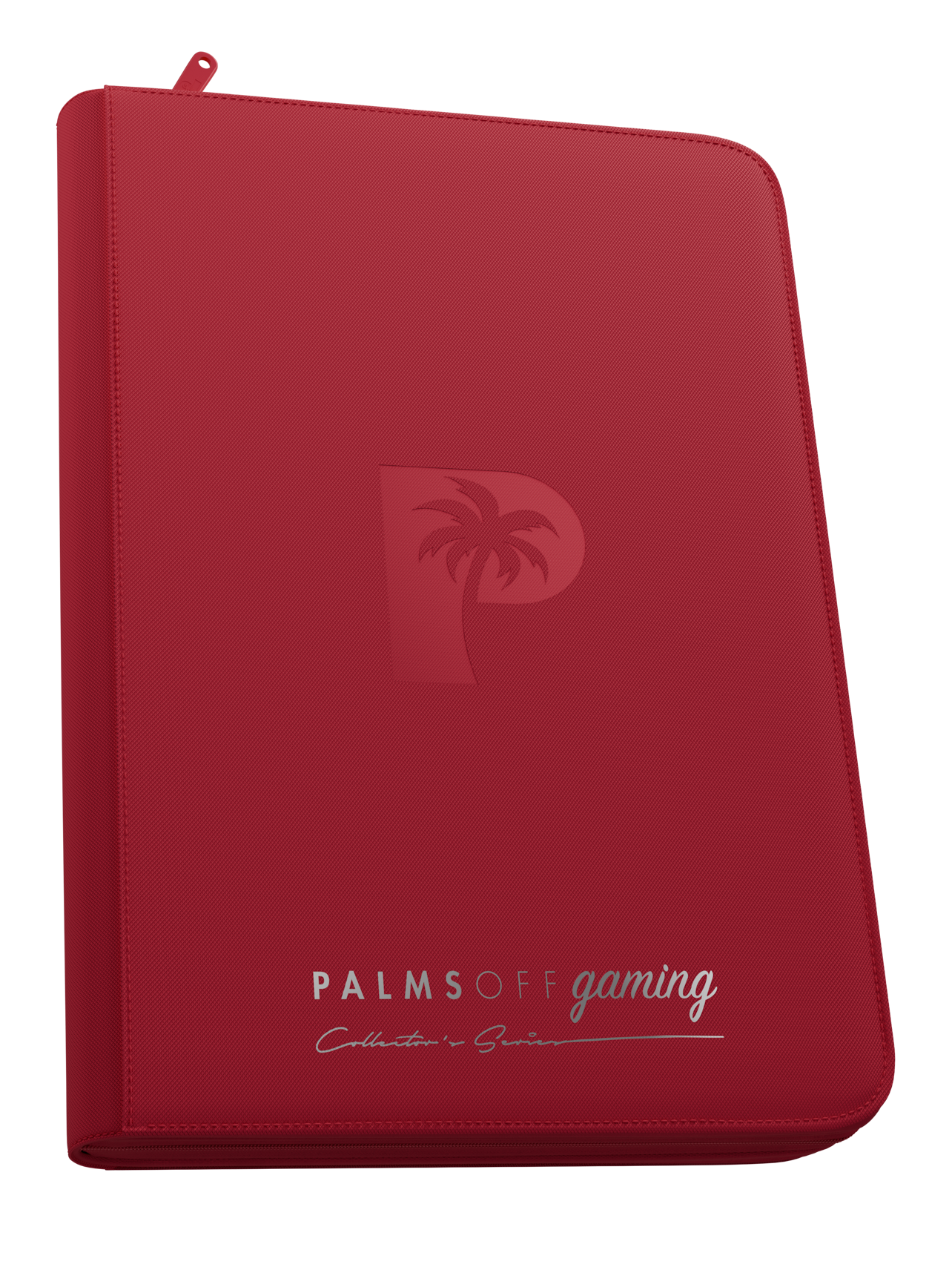 Top Loader 9 Pocket Zip Binder - Red | Palms Off Gaming