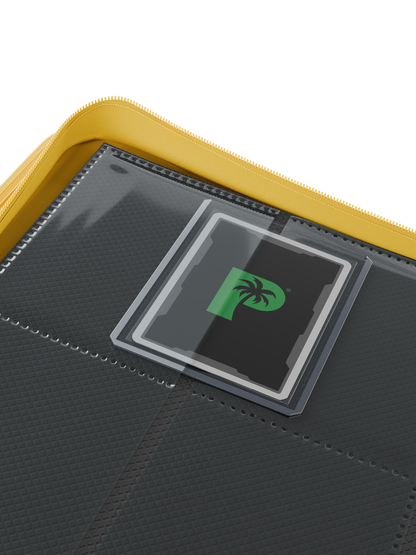 Top Loader 9 Pocket Zip Binder - Yellow | Palms Off Gaming