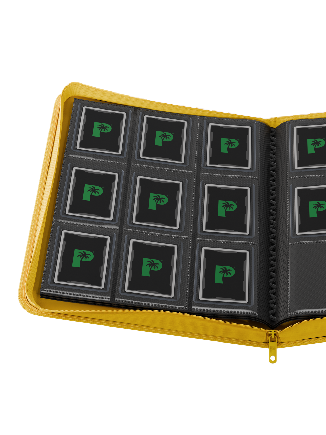 Top Loader 9 Pocket Zip Binder - Yellow | Palms Off Gaming
