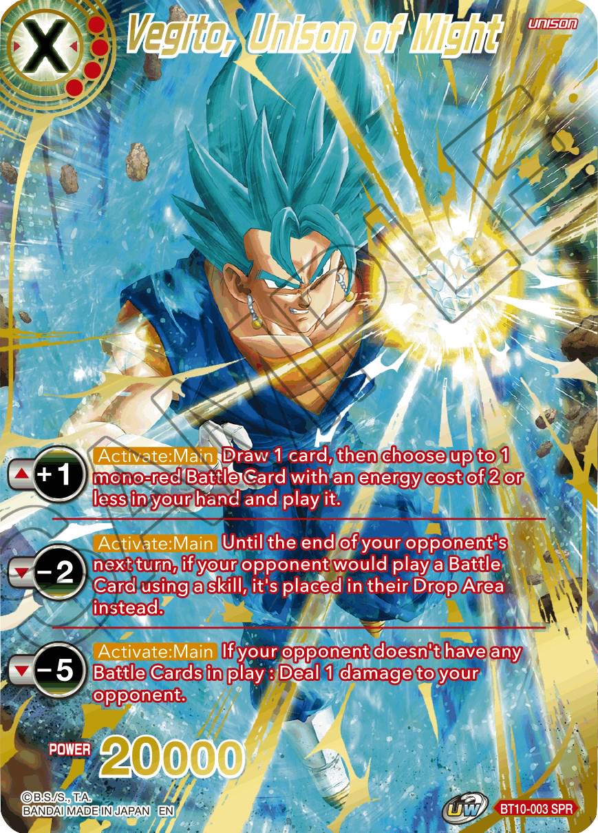 Vegito, Unison of Might [SPR] BT10-003