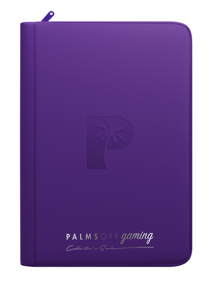 Collector’s Series 9 Pocket Zip Binder - Purple | Palms Off Gaming