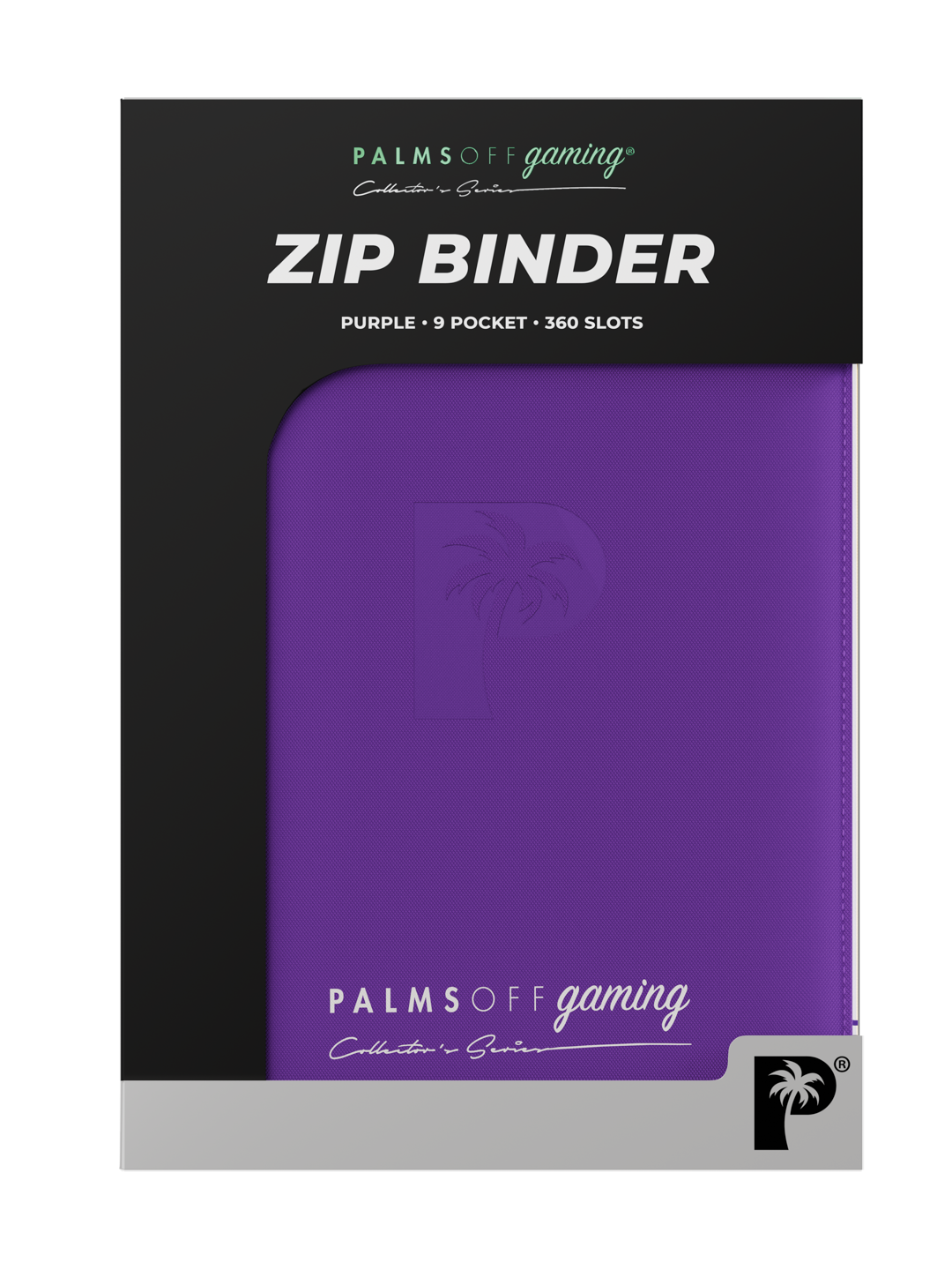 Collector’s Series 9 Pocket Zip Binder - Purple | Palms Off Gaming