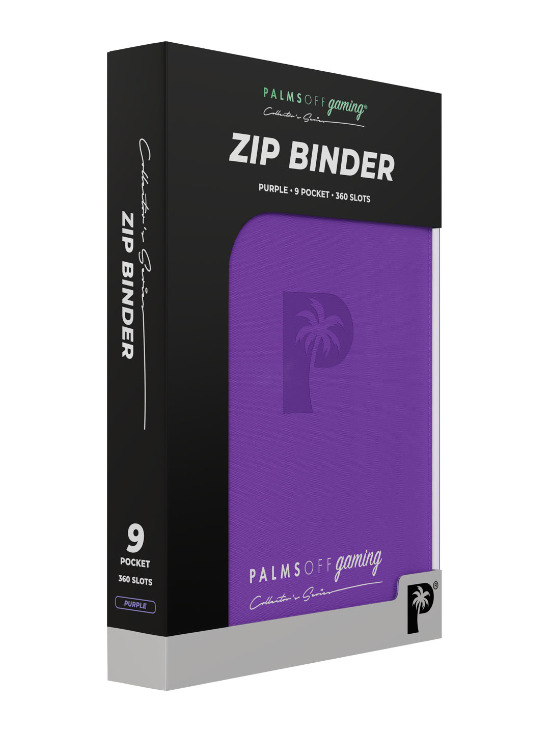 Collector’s Series 9 Pocket Zip Binder - Purple | Palms Off Gaming