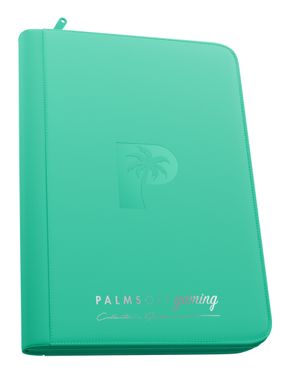 Collector’s Series 9 Pocket Zip Binder - Turquoise | Palms Off Gaming