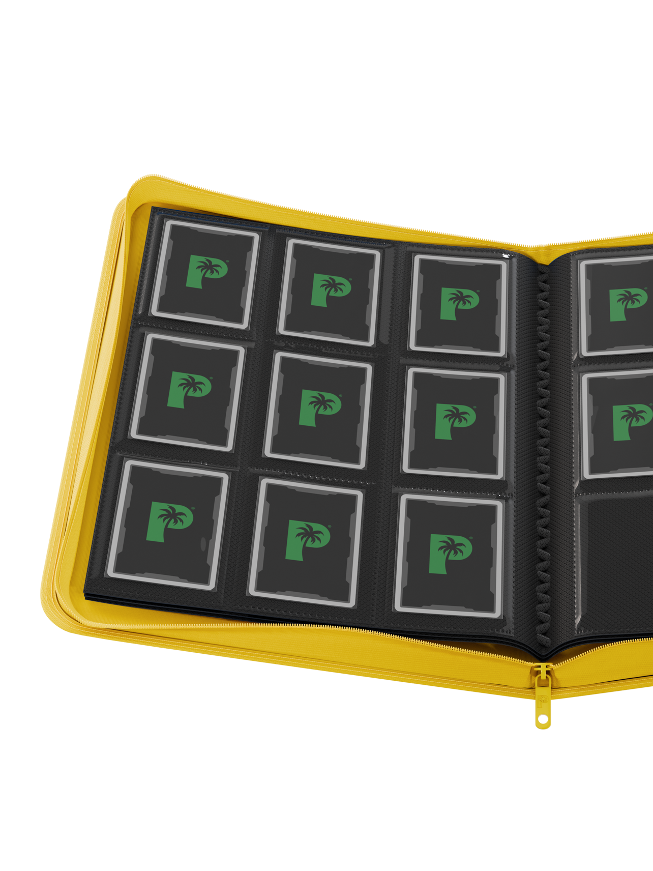 Collector’s Series 9 Pocket Zip Binder - Yellow | Palms Off Gaming