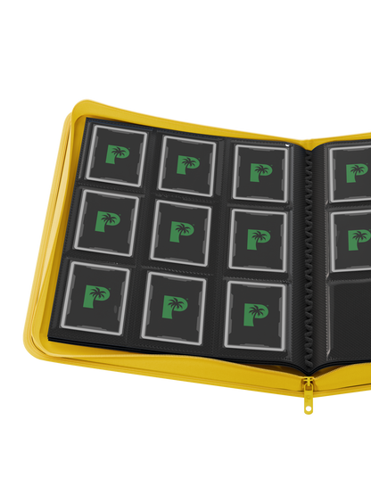 Collector’s Series 9 Pocket Zip Binder - Yellow | Palms Off Gaming