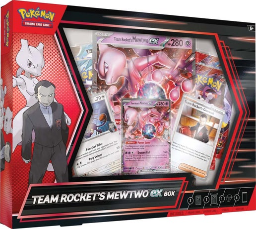 Pokemon TCG - Team Rocket's Mewtwo ex Box