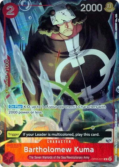 Bartholomew Kuma (Seven Warlords of the Sea Binder Set) - OP05-011