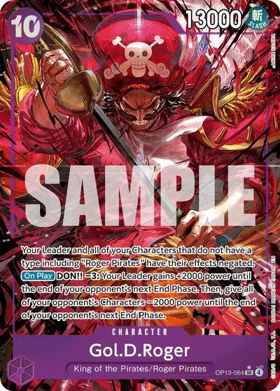 Gol.D.Roger (064) (Alternate Art) - OP13-064