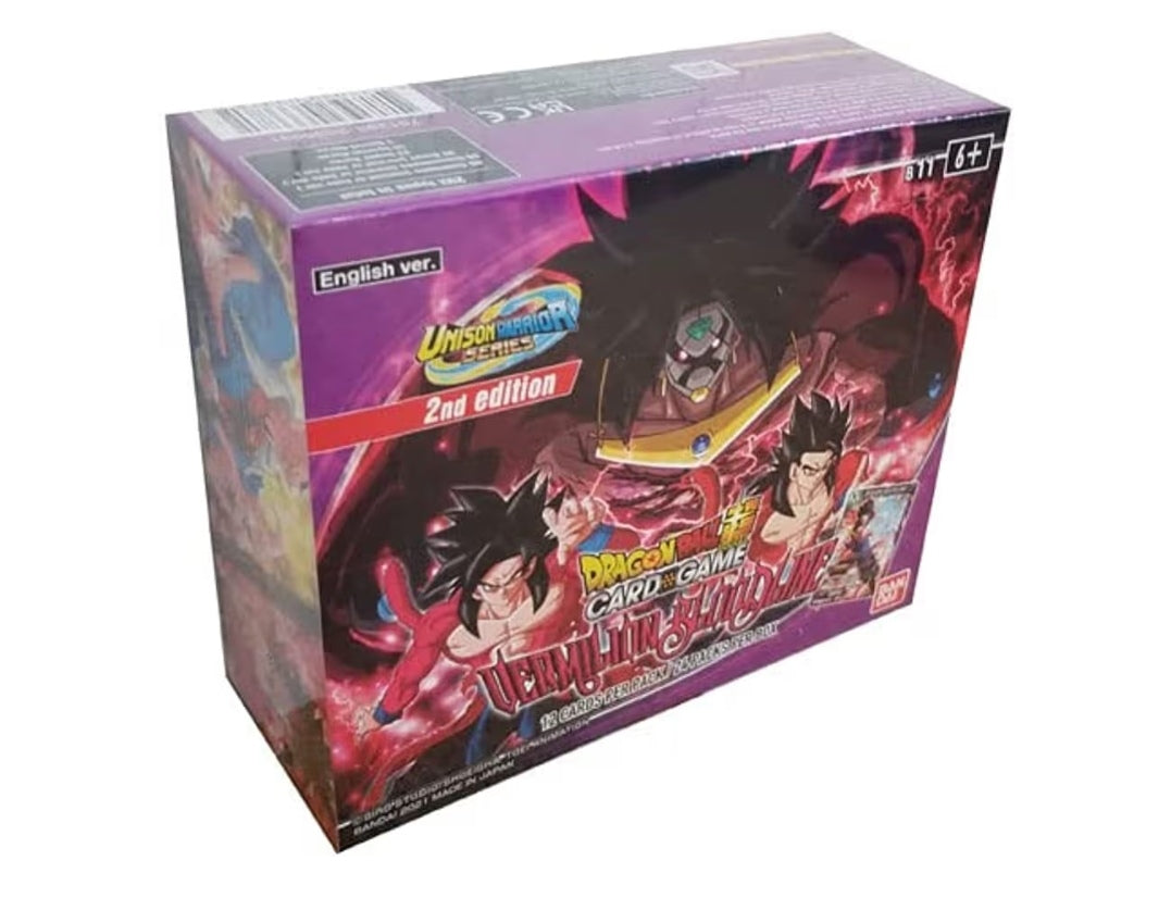Dragon Ball Super Unison Warrior Vermilion Bloodline Booster Box 2nd edition